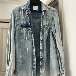 Distressed Jean Jacket